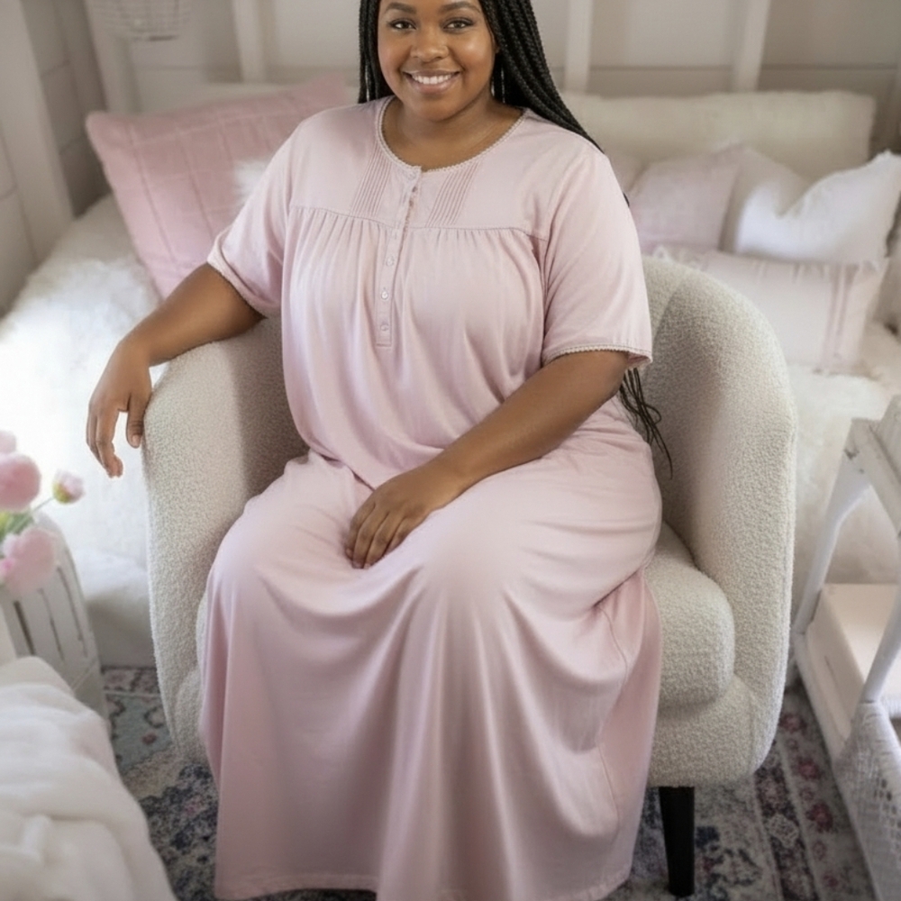 🌛SALE! Blush Pink Floor Length Nightgown